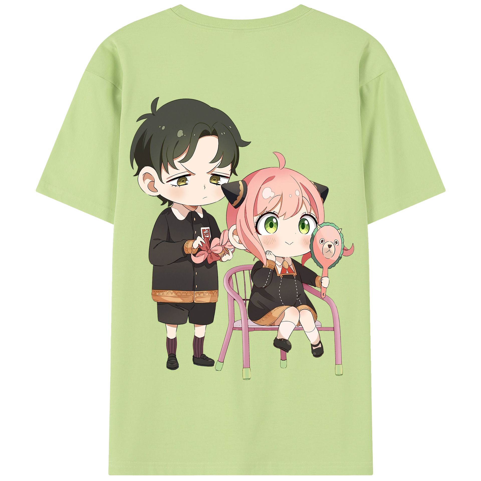 （画像用） SPY×FAMILY间谍家家酒 綿100％半袖Tシャツ（背面プリント）